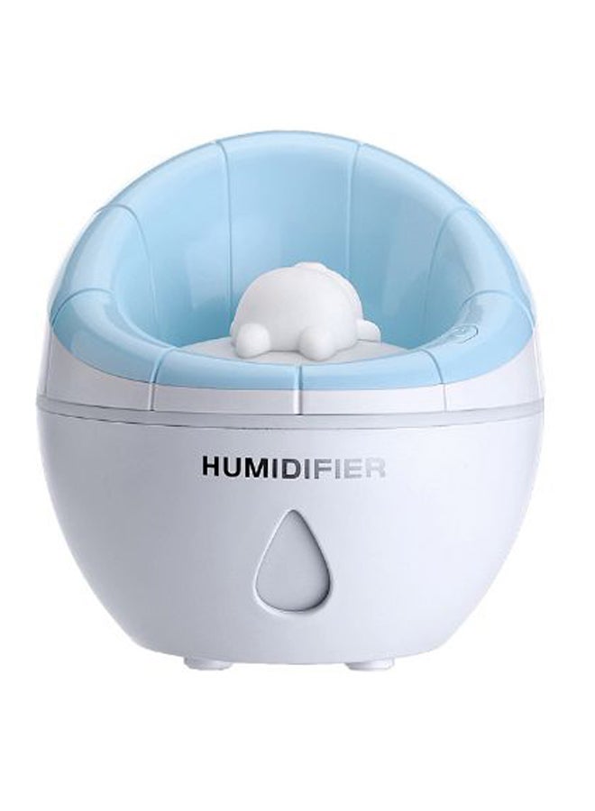 Sharpdo 3 In 1 Air Humidifier With USB Charger Port Blue/White 12x12x12.3cm
