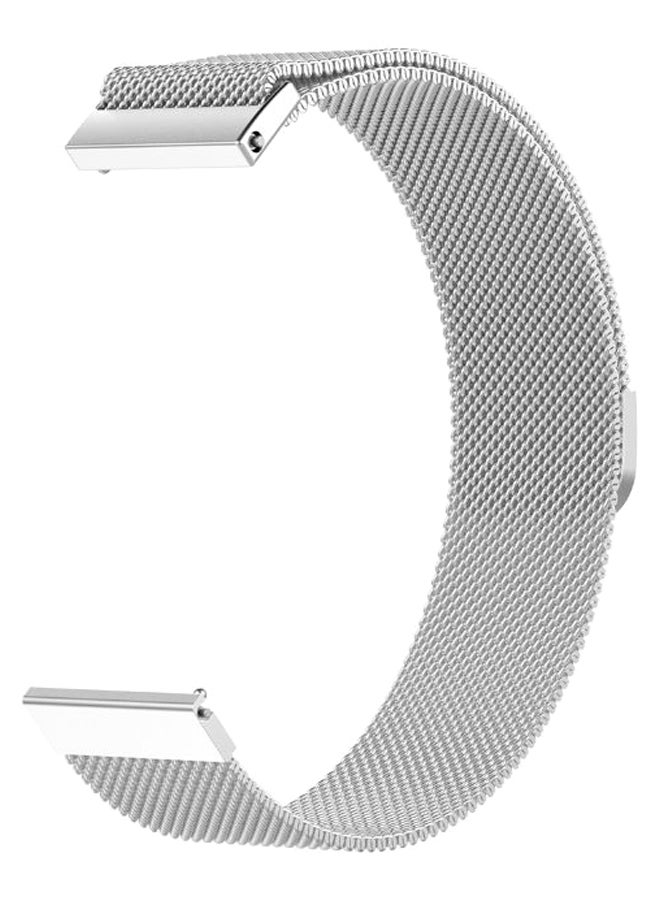 Smartwatch Replacement Band For Samsung Galaxy Watch 46mm Silver - Image 1