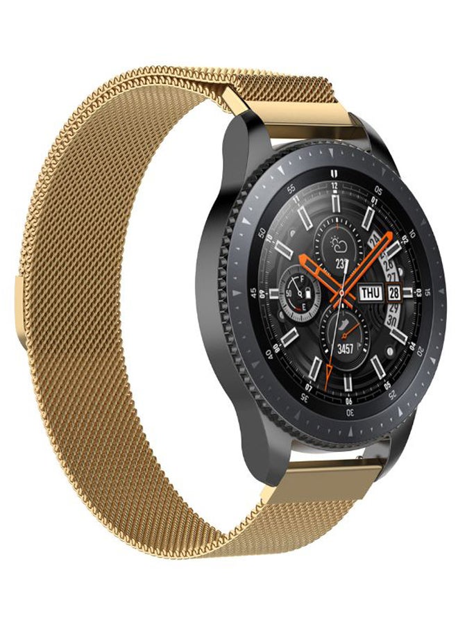 Smartwatch Replacement Band For Samsung Galaxy Watch 46mm Gold - Image 2