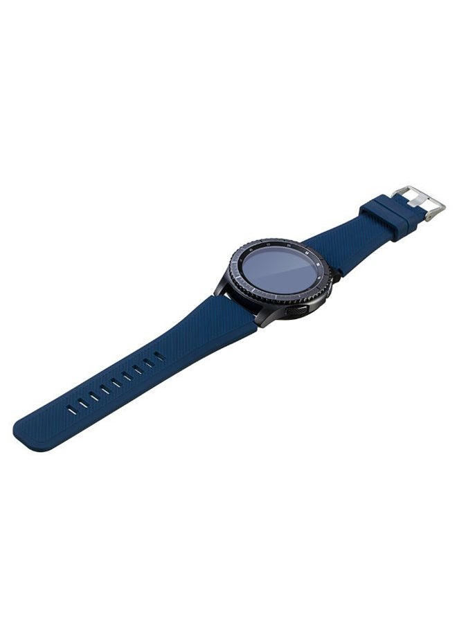 Replacement Band For Samsung Galaxy Watch 46mm Dark Blue - Image 2