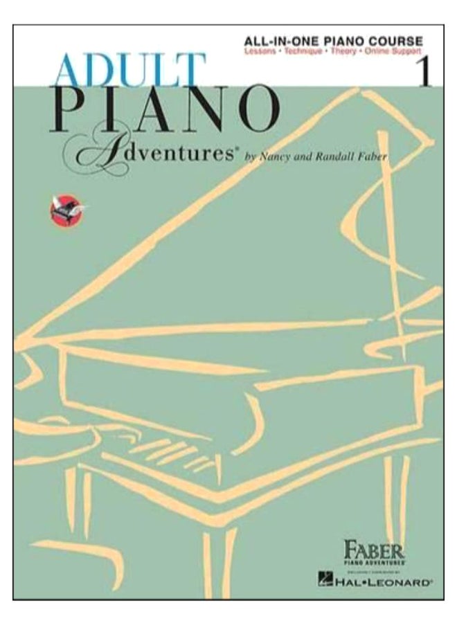 Adult Piano Adventures All-In-One Piano Course Book 1 Spiral Bound English by Nancy Faber - 14/Aug/2014 