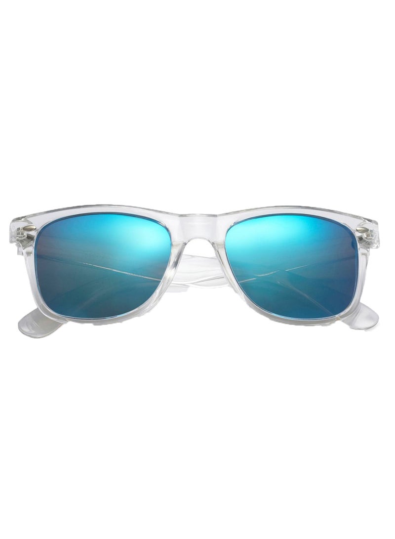 نظارة شمسية وايفارير بتصميم كلاسيكي مستوحى من فترة الثمانينيات وعدسات بمقاس 52 مم - Image 1