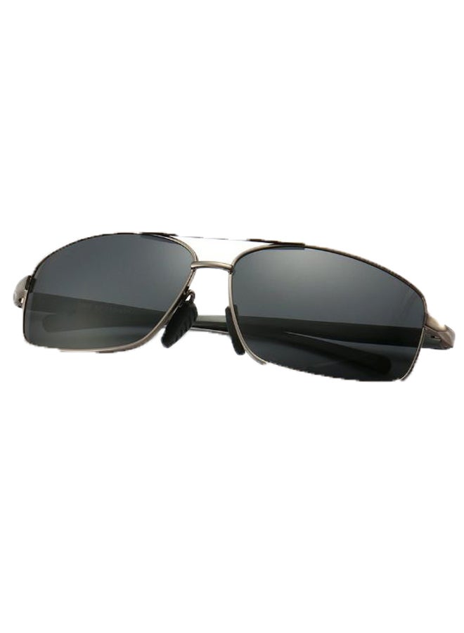 Polarized Rectangular Sunglasses - Lens Size: 42 mm - Image 1