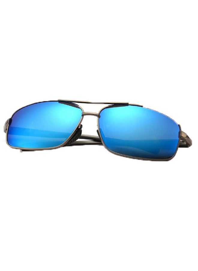 Polarized Rectangular Sunglasses - Lens Size: 42 mm - Image 1