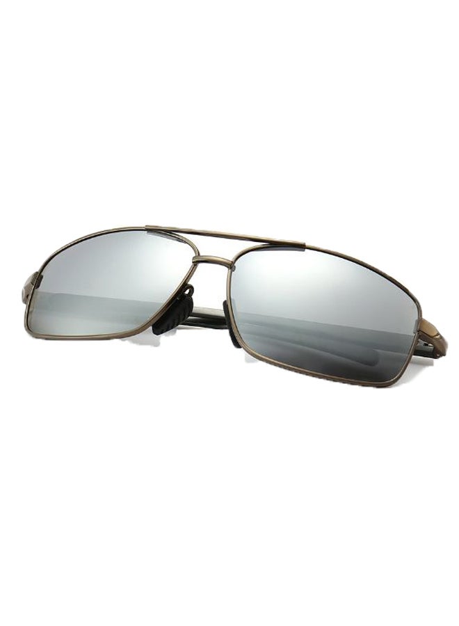 Polarized Rectangular Sunglasses - Lens Size: 42 mm - Image 1