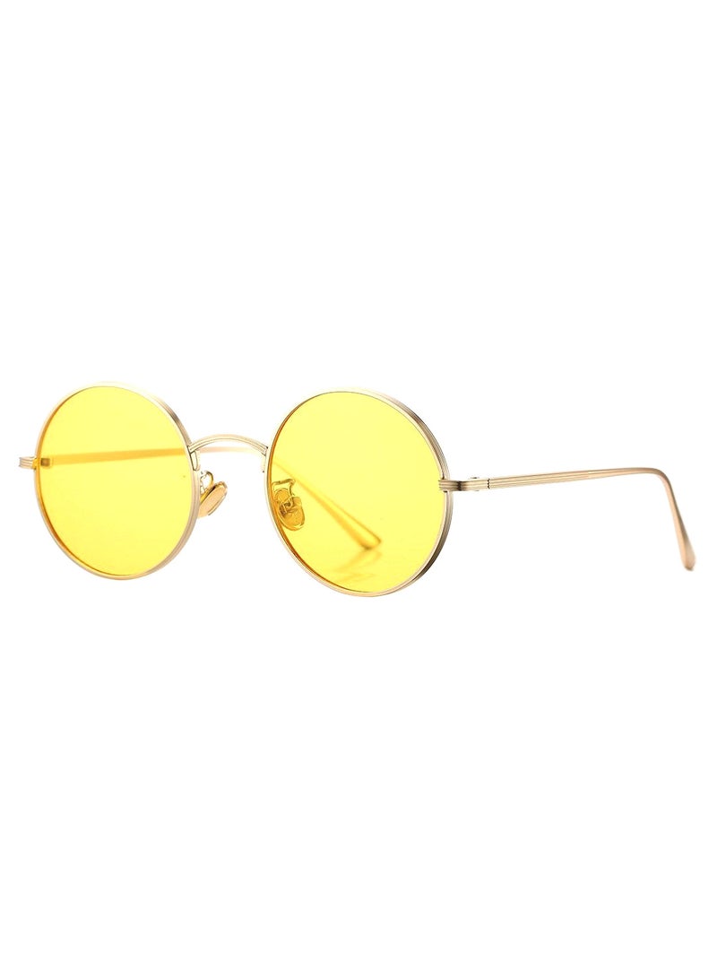 Vintage Round Sunglasses - Lens Size: 51 mm - Image 1