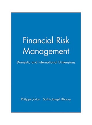 Financial Risk Management: Domestic And International Dimensions hardcover english - 34914 - v1562233071/N27186511A_1