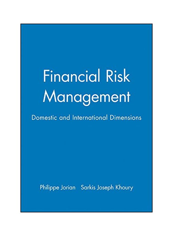 null - Financial Risk Management: Domestic And International Dimensions hardcover english - 34914 - Image 1