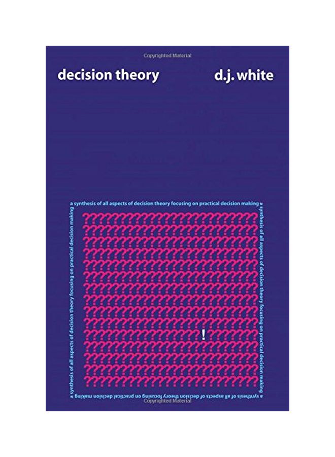 Decision Theory Paperback English by D. J. White 