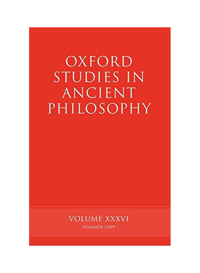 Oxford Studies in Ancient Philosophy Paperback English by Brad Inwood