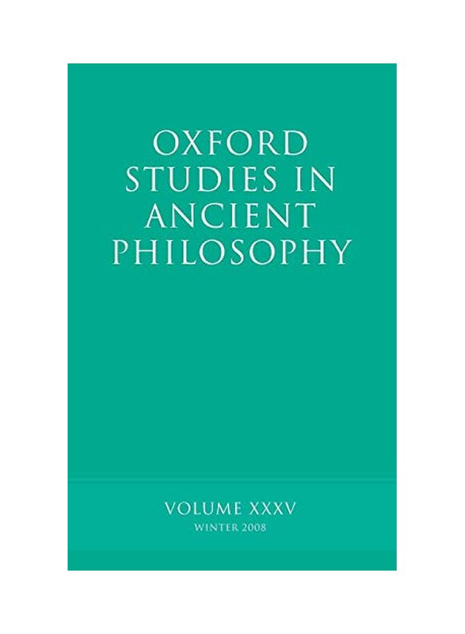 Oxford Studies in Ancient Philosophy: Volume 35 Paperback English by Brad Inwood