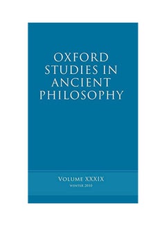 Oxford Studies in Ancient Philosophy Volume: Volume 39 Hardcover English by Brad Inwood