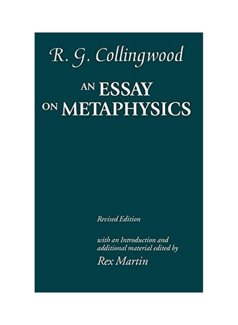An Essay on Metaphysics Paperback English by R. G. Collingwood