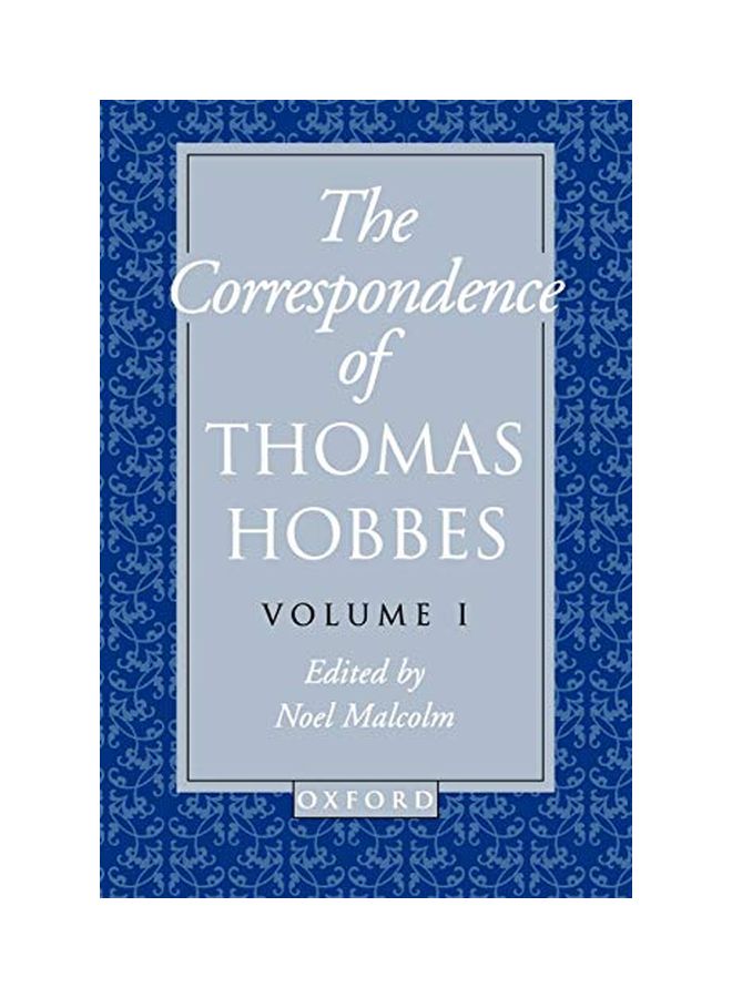 The Correspondence: Volume I: 1622-1659 Paperback English by Thomas Hobbes 