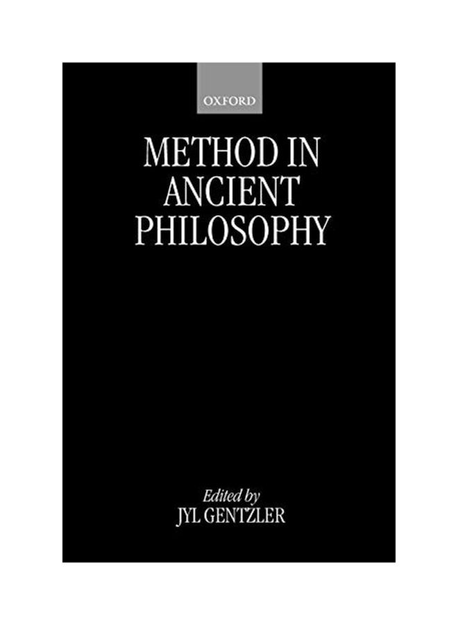 Method In Ancient Philosophy paperback english - 30 August 2001