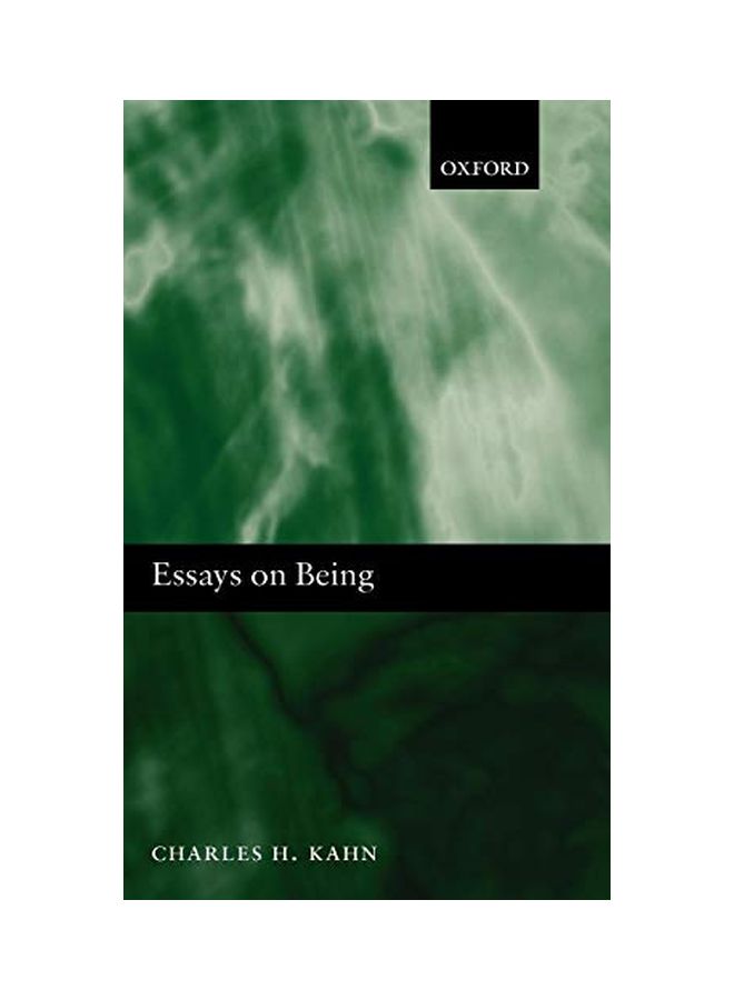 Essays on Being Hardcover English by Charles H. Kahn