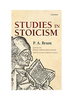 Studies in Stoicism Hardcover English by P.A. Brunt