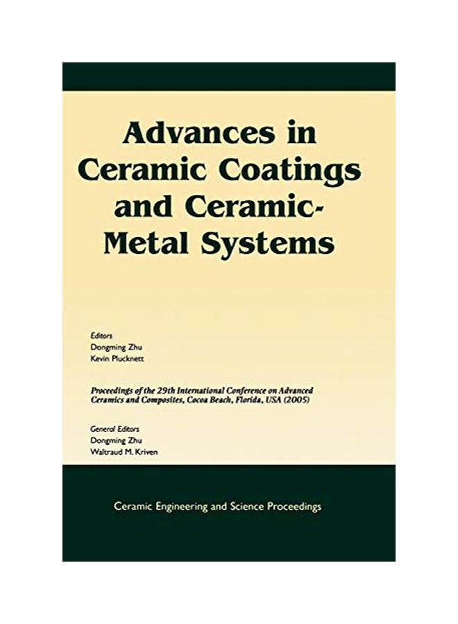 Advances In Ceramic Coatings And Ceramic-Metal Systems paperback english - 21 Mar 2006 