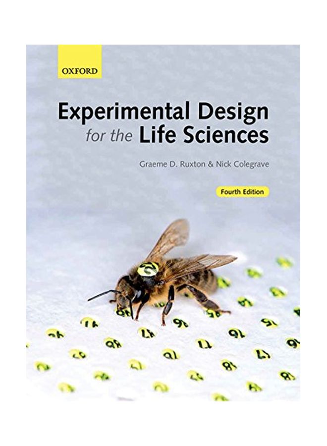 Experimental Design For The Life Sciences paperback english - 15 Oct 2017 