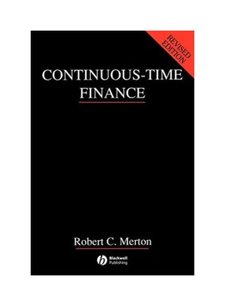 Continuous-Time Finance paperback english - 10 Nov 1992 - v1562233532/N27187371A_1