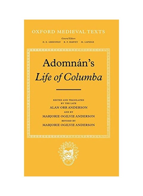 Adomnan's Life of Columba hardcover english - 28 Feb 1991