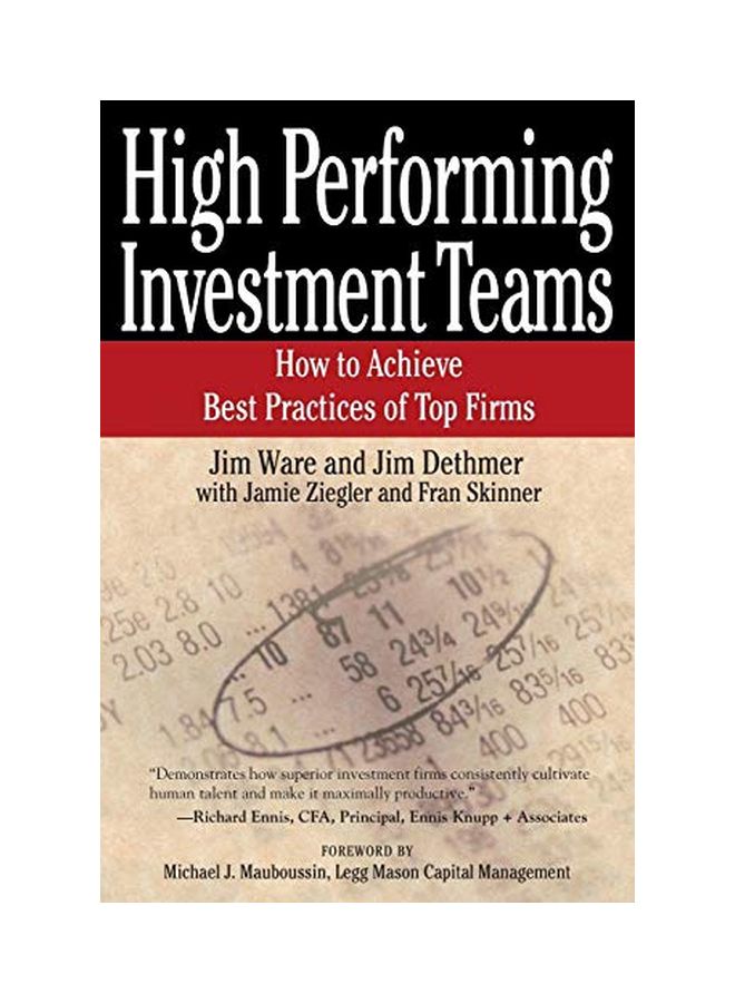 High Performing Investment Teams paperback english - 24 Feb 2006 