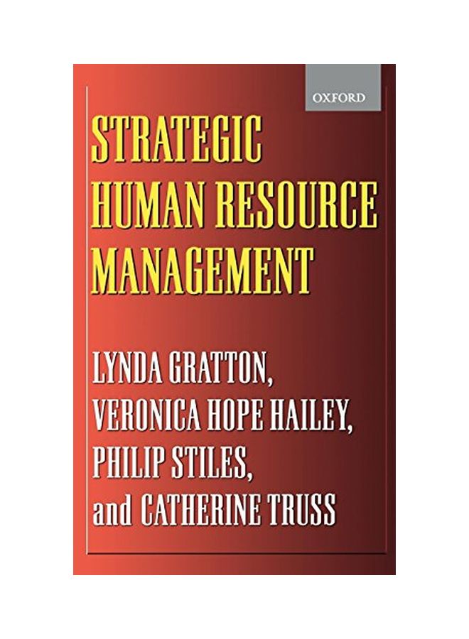 Strategic Human Resource Management hardcover english - Oxford University Press