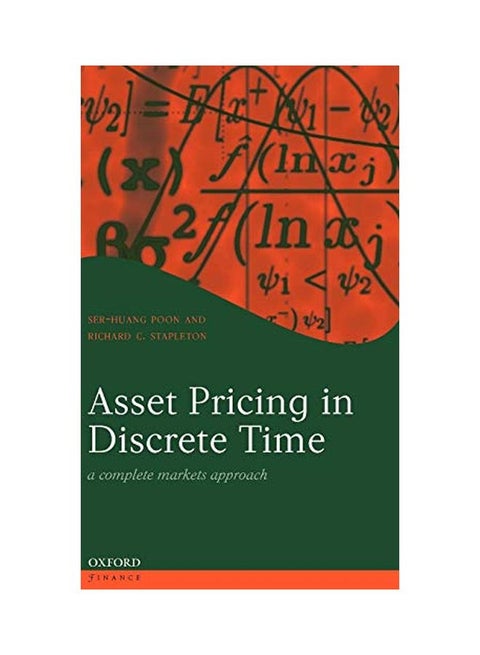 Asset Pricing In Discrete Time: A Complete Markets Approach hardcover english - 07 Apr 2005