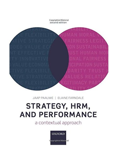 Strategy, HRM, And Performance: A Contextual Approach Paperback English by Jaap Paauwe - Oxford University Press