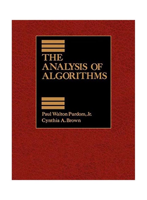 The Analysis Of Algorithsm Paperback English by Jr. Paul Purdom - 1 July 2004
