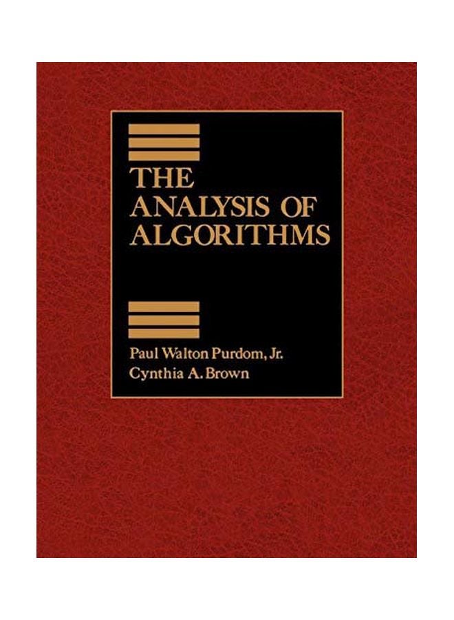 The Analysis Of Algorithsm Paperback English by Jr. Paul Purdom - 1 July 2004 