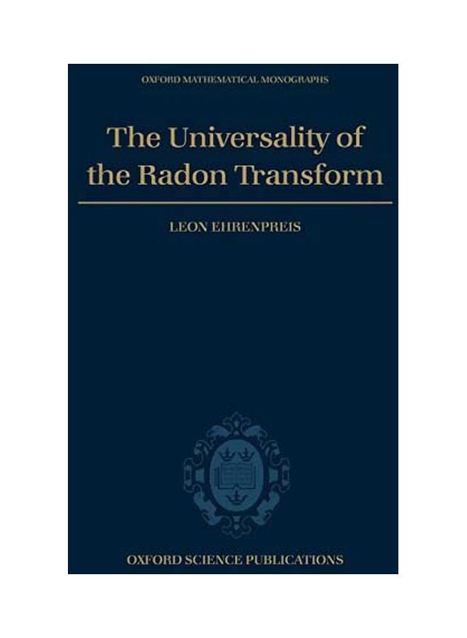 The Universality Of The Radon Transform hardcover english - 4 December 2003 