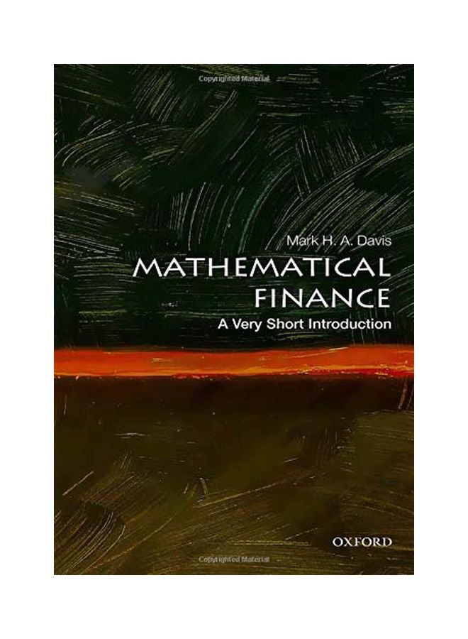 Mathematical Finance: A Very Short Introduction paperback english - 24 March 2019 