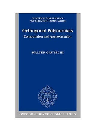 Orthogonal Polynomials: Computation And Approximation hardcover english - 17 June 2004 - v1562233704/N27299134A_1