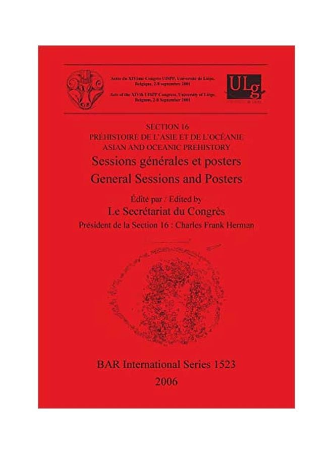 Préhistoire De L'asie Et De L'océanie / Asian And Oceanic Prehistory: Sessions Générales Et Posters / General Sessions And Posters paperback english - 15 August 2006