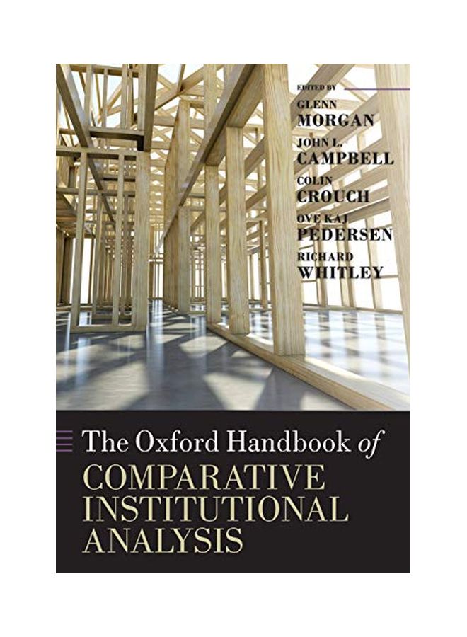 The Oxford Handbook of Comparative Institutional Analysis Paperback English by Glenn Morgan 