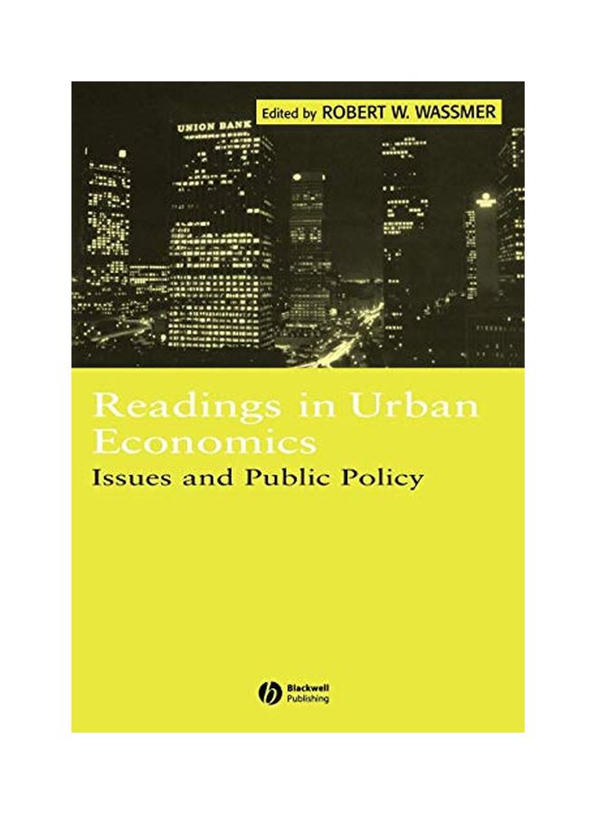 Readings in Urban Economics Paperback English by Robert W. Wassmer 