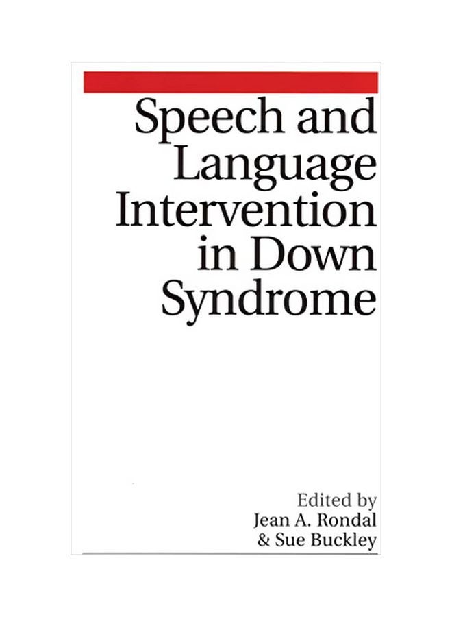 Speech And Language Intervention In Down Syndrome paperback english - 1 August 2003
