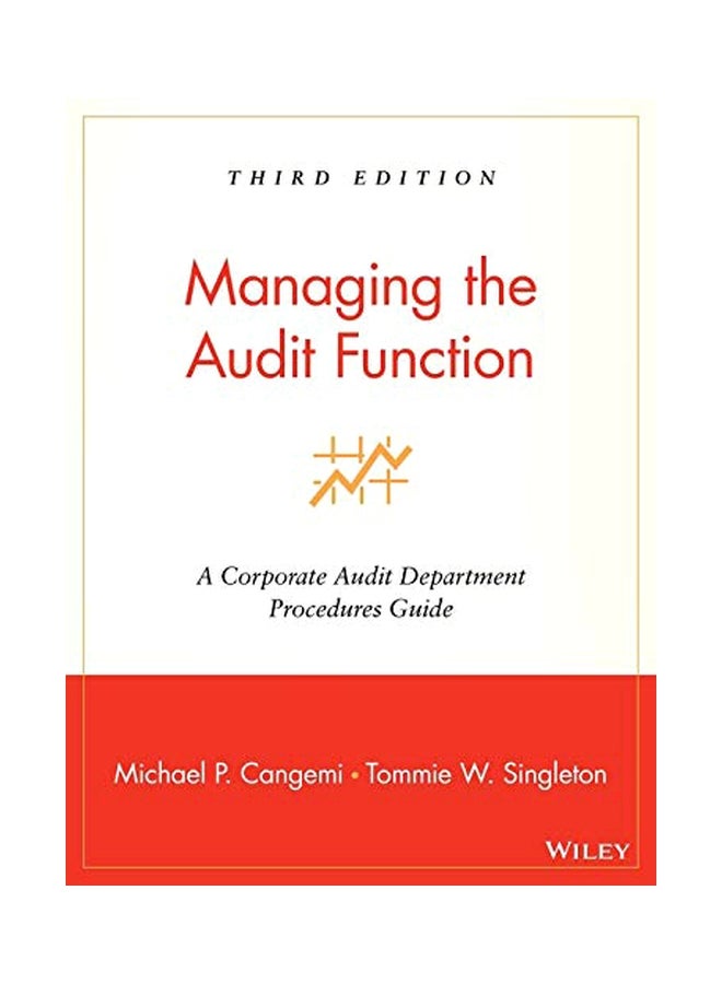 Managing The Audit Function: A Corporate Audit Department Procedures Guide hardcover english - 11 April 2003 