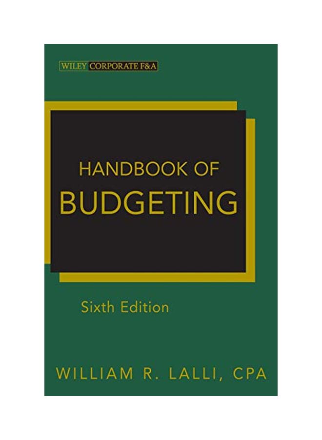 Handbook Of Budgeting hardcover english - 1 February 2012 
