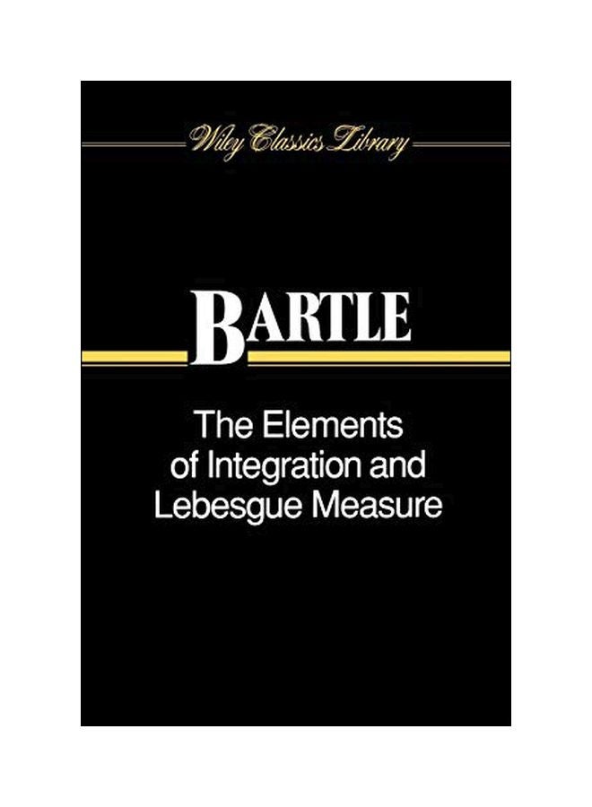 The Elements Of Integration And Lebesgue Measure paperback english - 6 February 1995 
