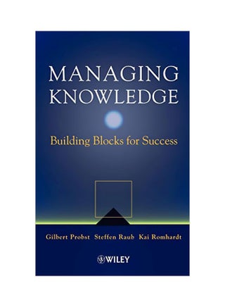 Managing Knowledge: Building Blocks For Success hardcover english - 4 January 2000 - v1562234057/N27302688A_1