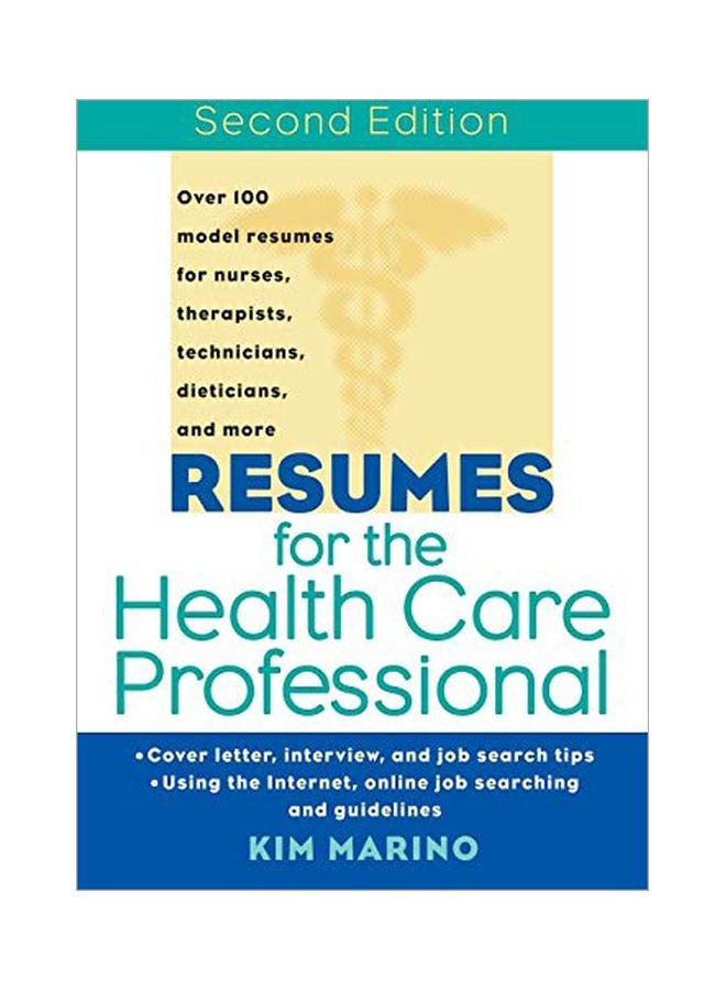 Resumes For The Health Care Professional paperback english - 13 April 2000 
