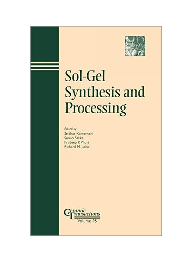 Sol-Gel Synthesis CT Vol 95 hardcover english - 15 March 2006