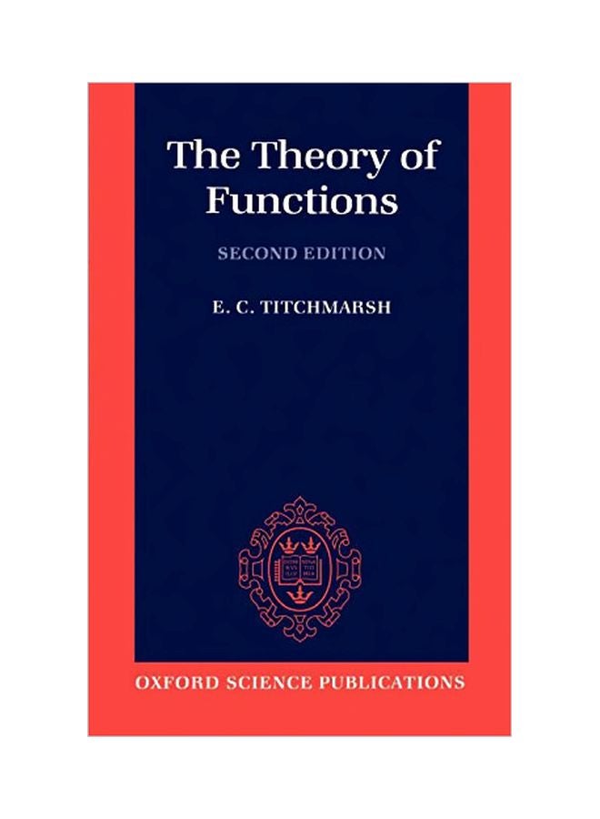 The Theory Of Functions paperback english - 20 May 1976 