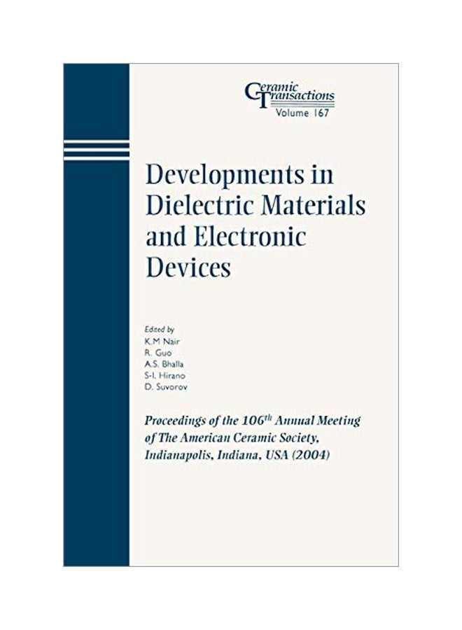 Developments In Dielectric Materials And Electronic Devices paperback english - 16 March 2006