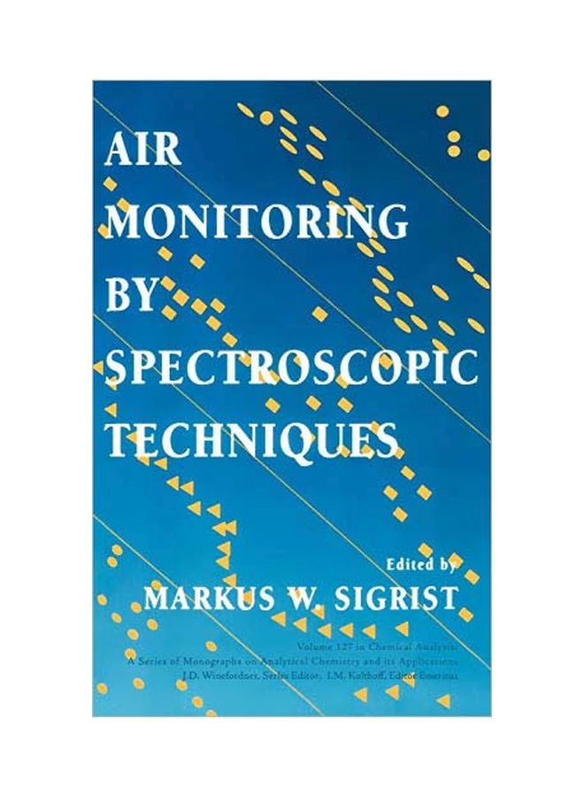 Air Monitoring By Spectroscopic Techniques hardcover english - 22 March 1994 
