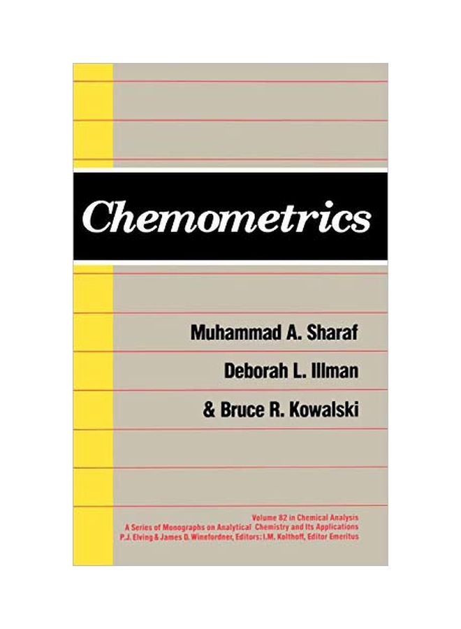 Chemometrics hardcover english - 28 March 1986 