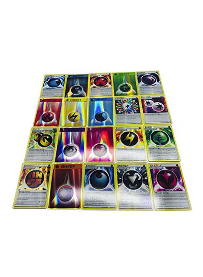 WLFF 100-Piece Pokemon EX GX MEGA Trainer Energy Cards Set 35x12cm - Image 3