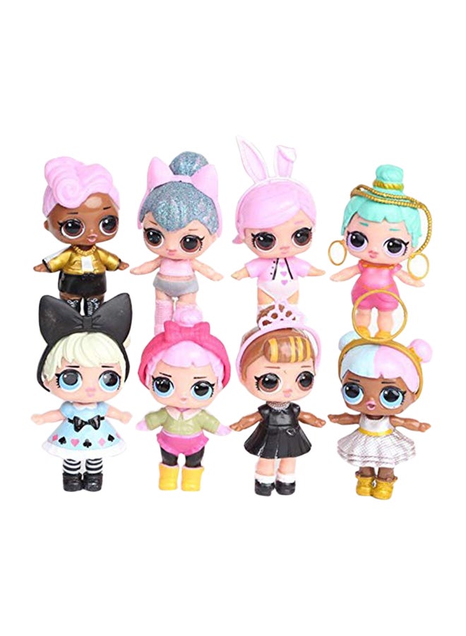WLFF - 8-Piece Baby Dolls Action Figure Toys Set - Image 1